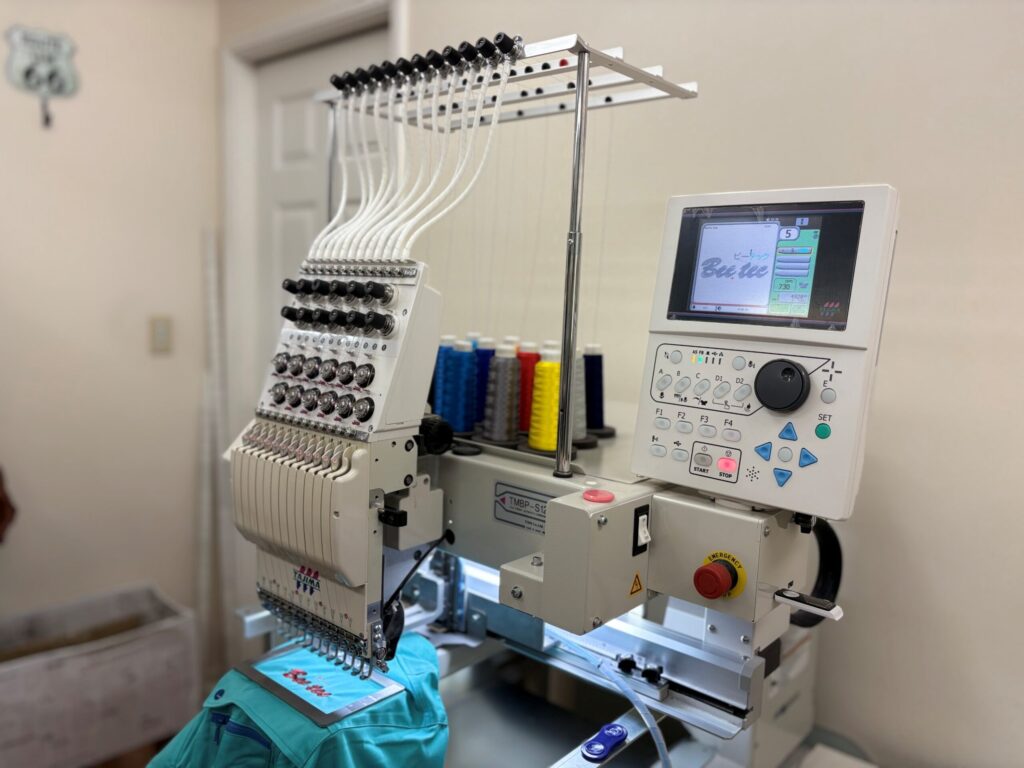 刺繍ミシン:Beetec(ビーテック)*埼玉県上尾市の刺繍工房