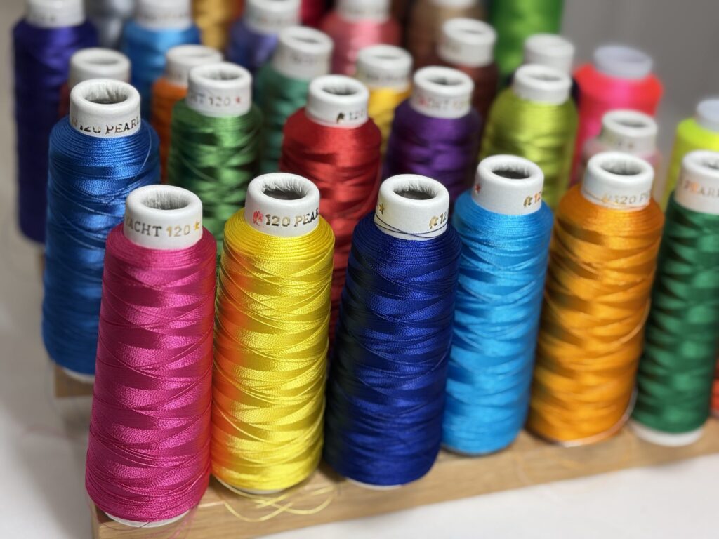 糸見本・書体(フォント):Beetec(ビーテック)*埼玉県上尾市の刺繍工房